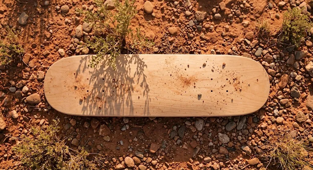 Tabla de madera La Barda sobre el suelo de Plottier